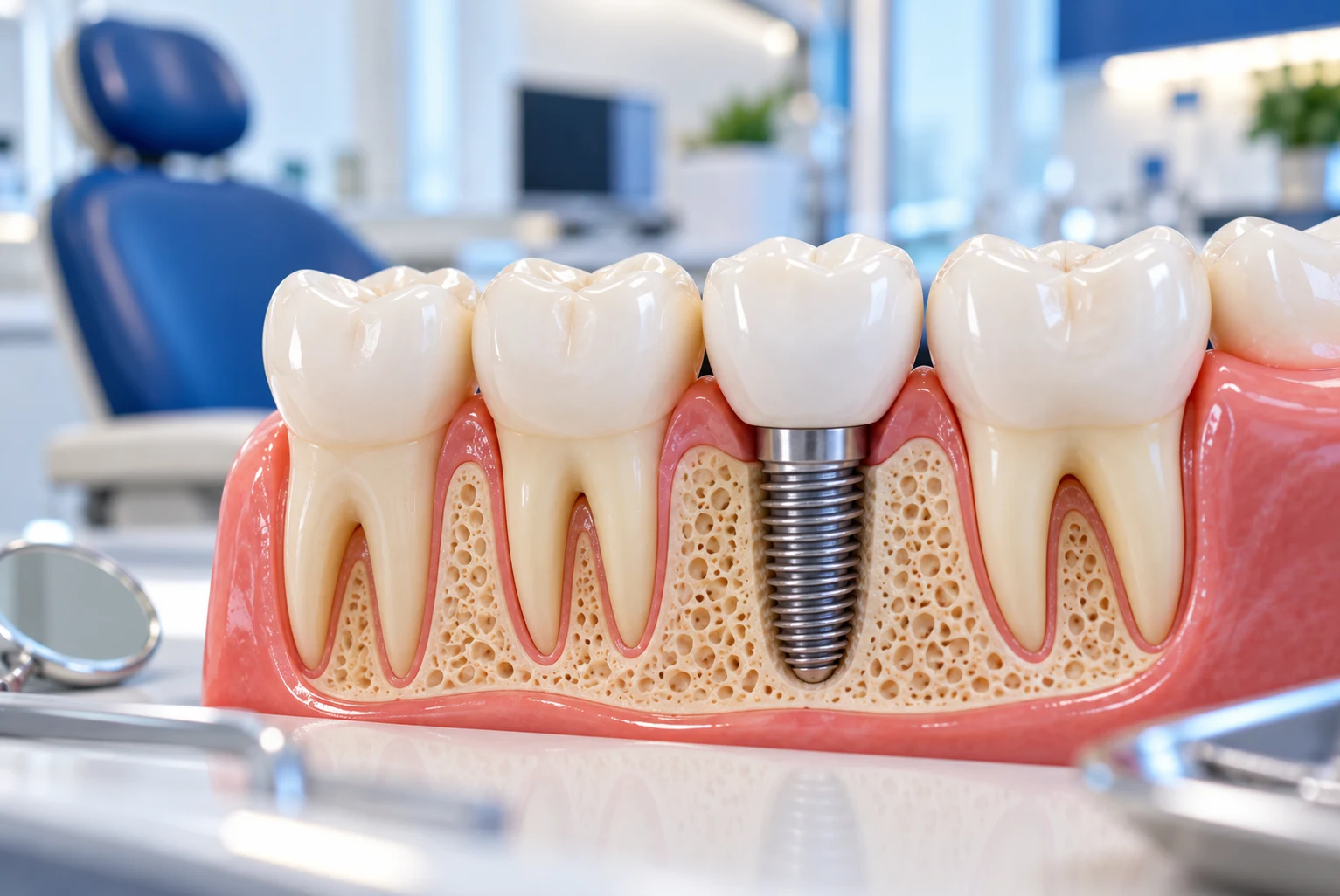 Dental implant consultation